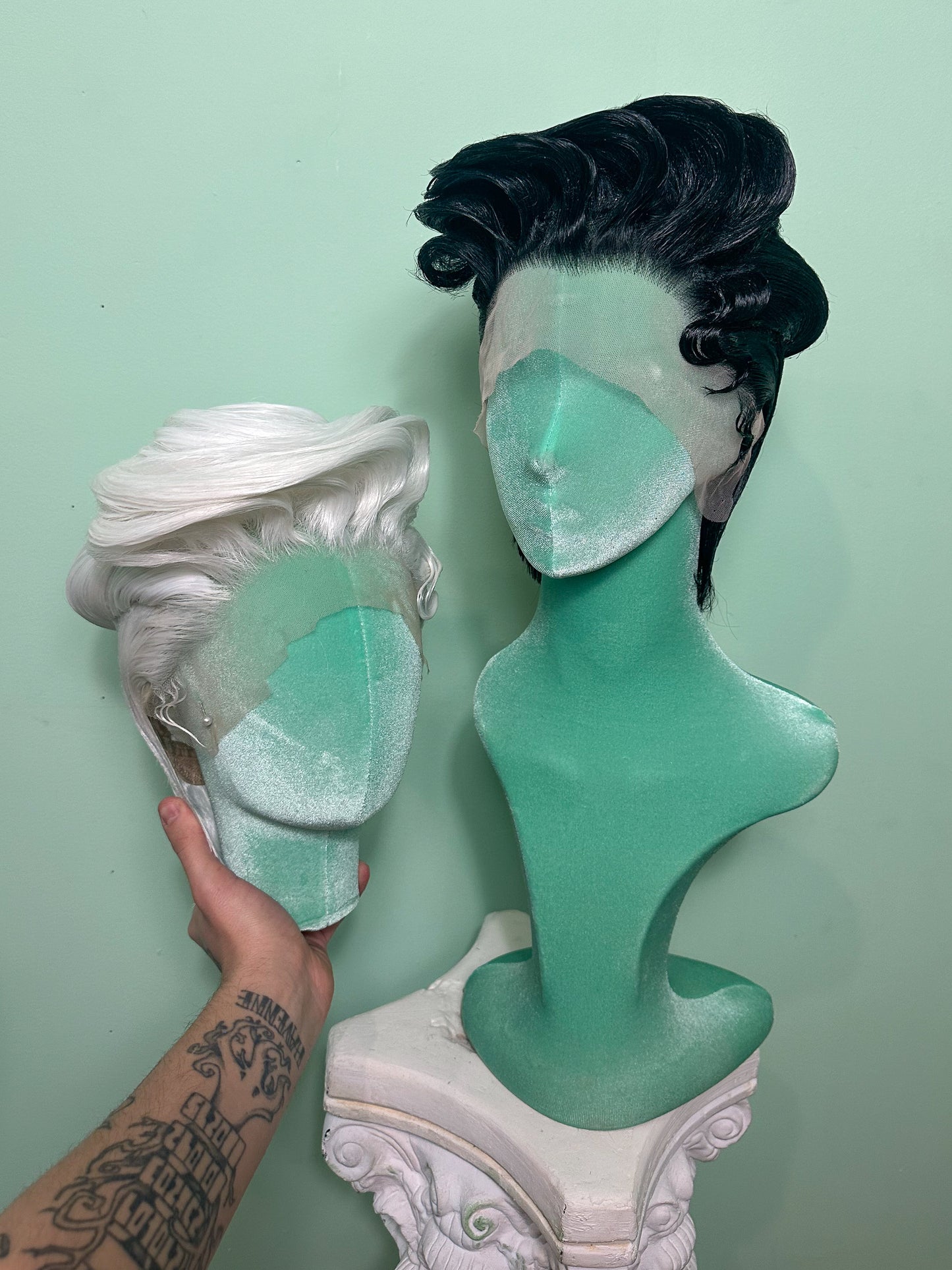 SCULPTED PULLED BACK (made to order)
